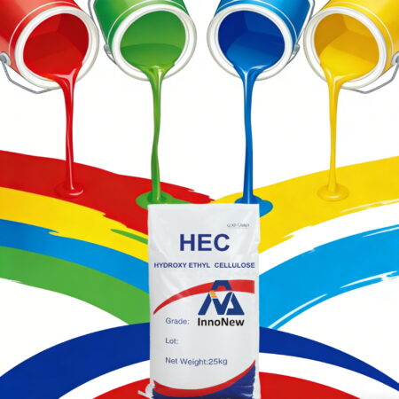 HEC Cellulose Ether Used as Paint Thickener, Rheology Modifier & Water Retention Agent for Architectural Coatings