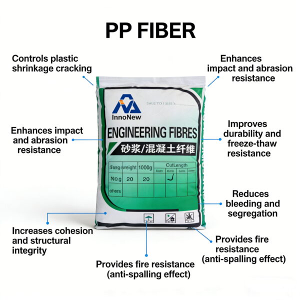 PP Fiber for concrete | China Polypropylene Fiber supplier