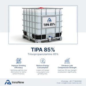 TIPA triisopropanolamine for cement grinding - high efficiency grinding aid solution