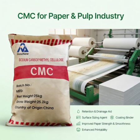Paper pulp grade CMC sodium carboxymethyl cellulose for wet end, surface sizing & coating