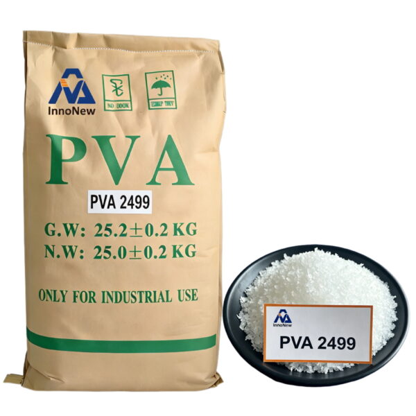 PVA 2499 High Alcoholysis (99.0-100.0%) White Crystalline Powder for Textile Warp Sizing & Vinylon Fiber Raw Material