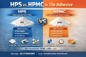 HPS vs HPMC in Tile Adhesive: Key Differences, Performance & How to Choose 1 HPS vs HPMC in Tile Adhesive