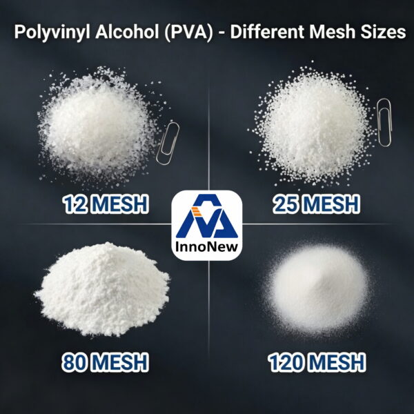 Polyvinyl Alcohol PVA with different mesh sizes for industrial use