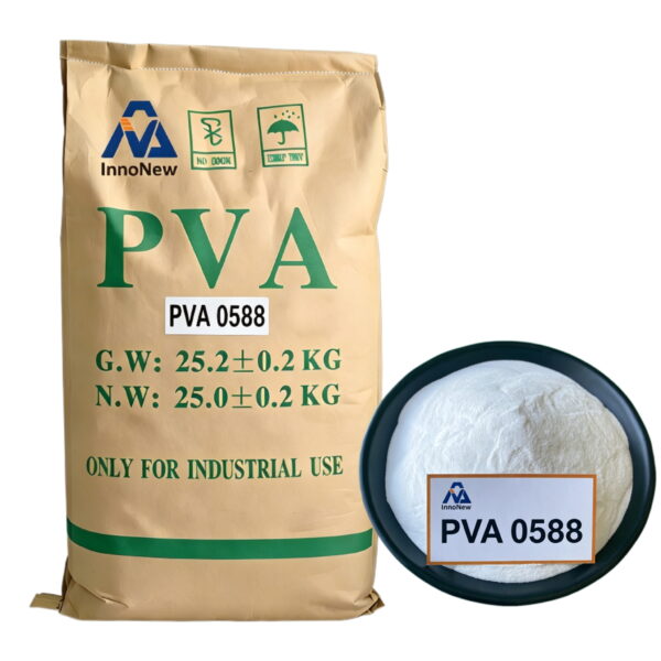 PVA 0588 Polyvinyl Alcohol Powder, Low Viscosity Water-Soluble Industrial Polymer
