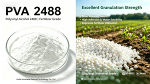 Eco-Friendly PVA 2488 Binder for Fertilizer Granulation, High-Solubility Polyvinyl Alcohol