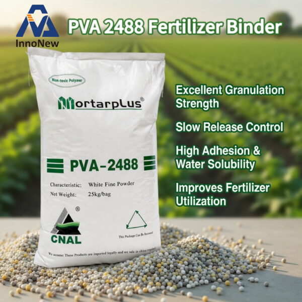 High-Purity PVA 2488 for Fertilizer binder, Water-Soluble Polyvinyl Alcohol for Agriculture