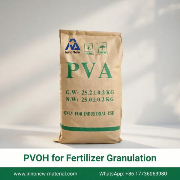 PVOH polyvinyl alcohol binder for fertilizer granulation, slow-release fertilizer granule production
