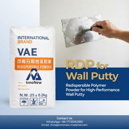 - High adhesion RDP additive for wall putty