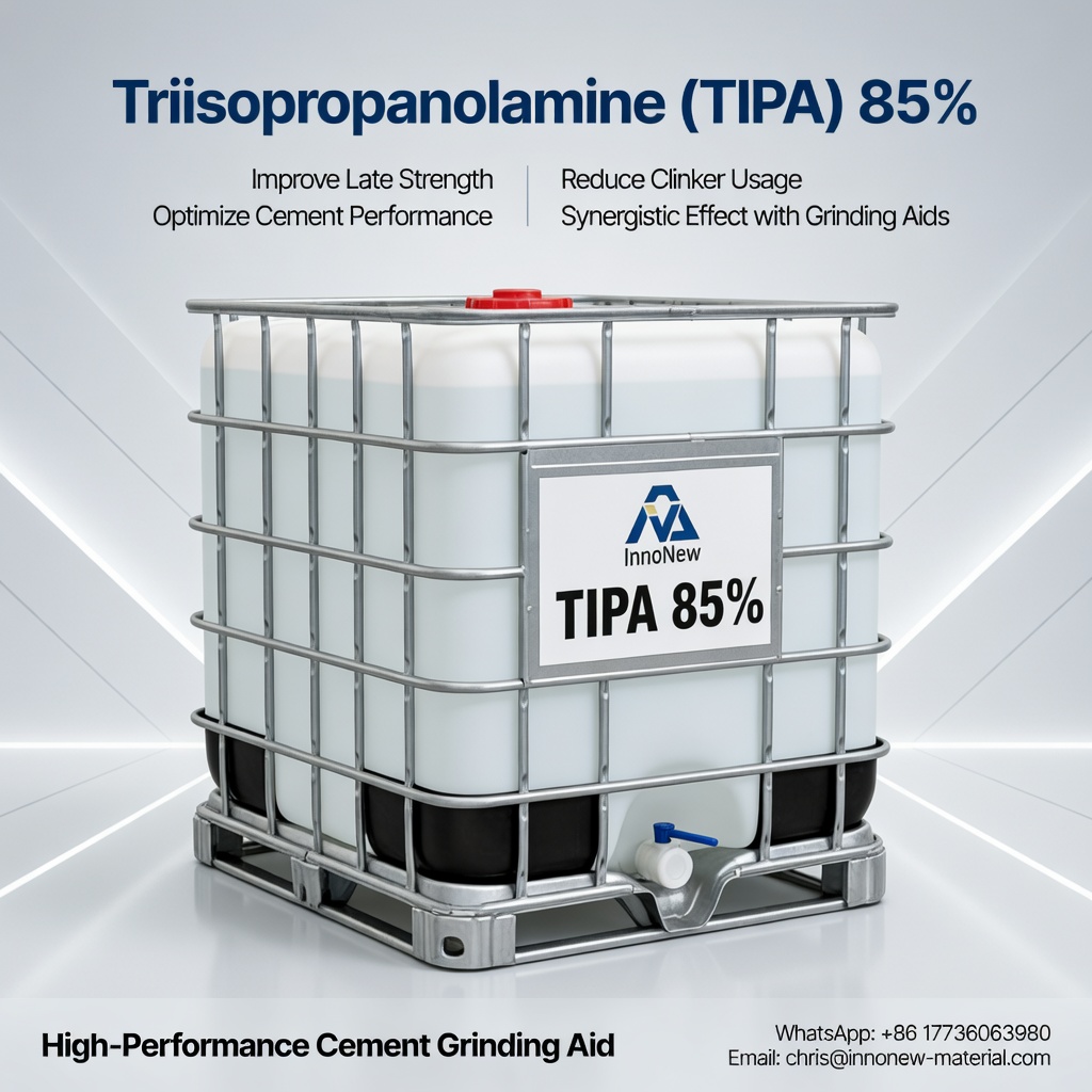TIPA cement grinding aid