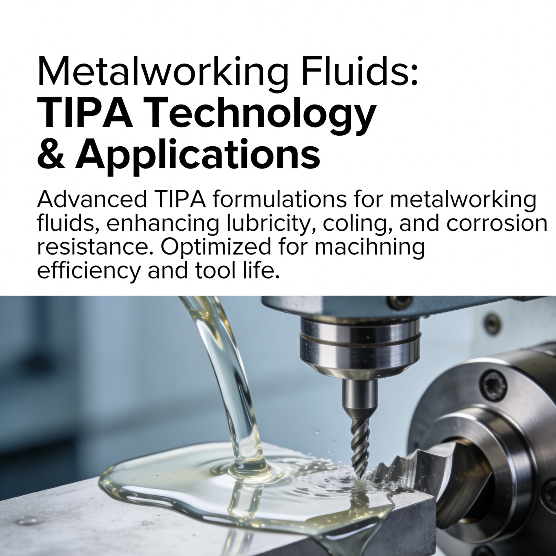 TIPA for Metalworking Fluids: High-Performance Solution for Corrosion Protection & Fluid Stability 1 TIPA Additive for Metalworking Fluids - pH Regulator & Corrosion Protector