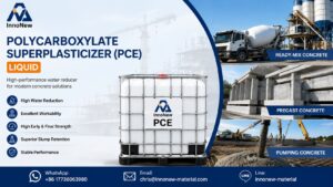High performance PCE liquid polycarboxylate superplasticizer for concrete construction