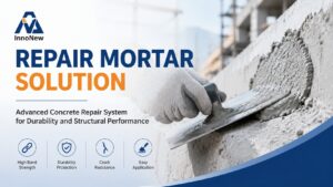 Repair Mortar Solution: Advanced Concrete Repair System for Durable and Structural Performance 1 Repair mortar solution for building wall and concrete surface restoration